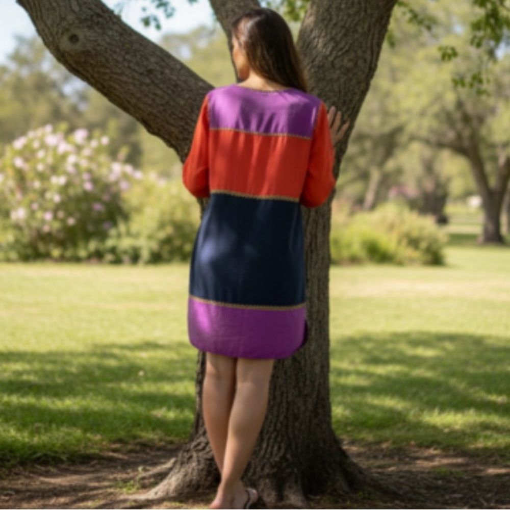 BCBGMaxAzria Aida’s 100% Silk Dress - Picture 4 of 11